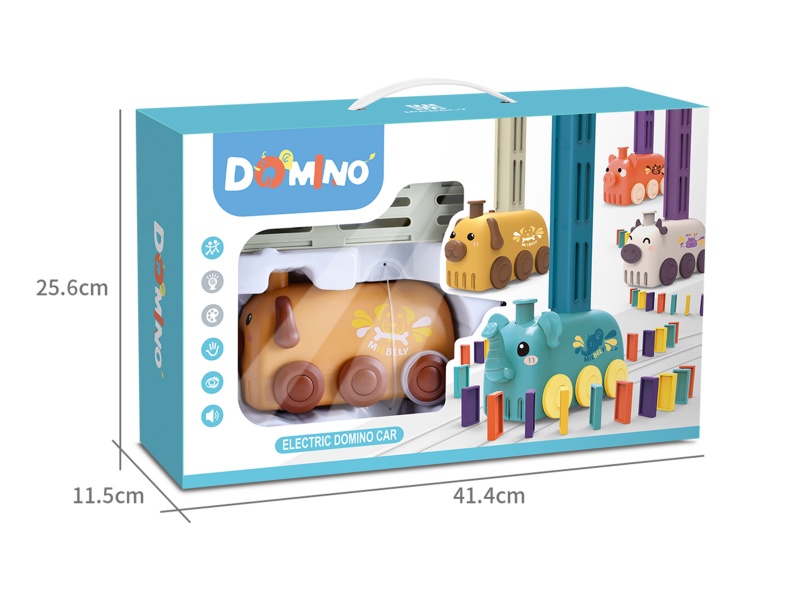 Electric Domino Car 80pcs