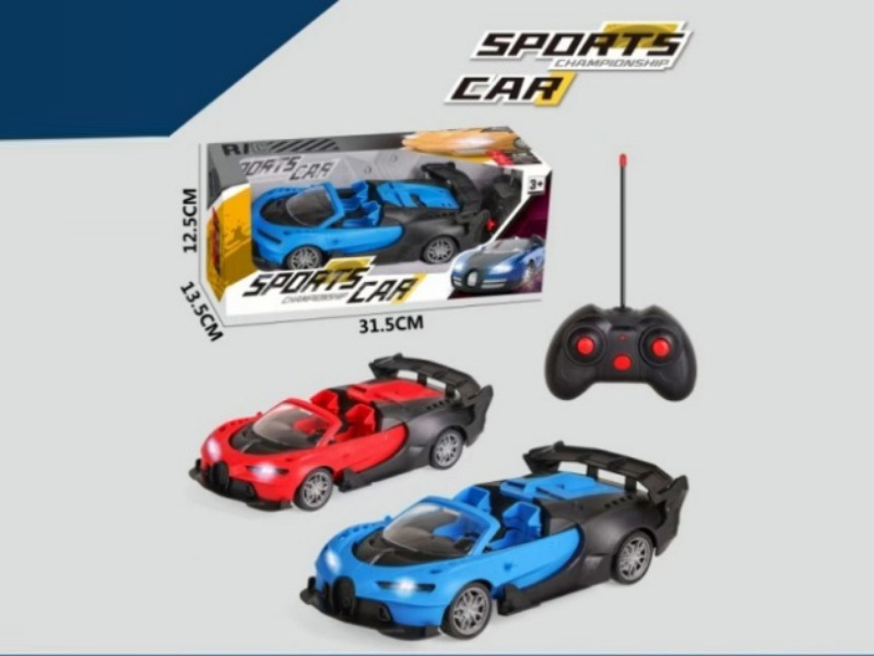 1:18 Four-Way Bugatti Convertible Sports Car