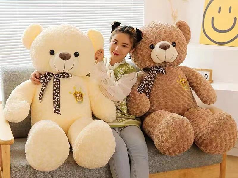 125cm Crown Bear Plush Doll