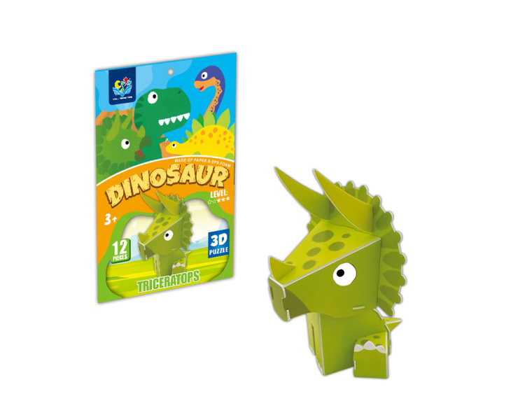 Dimensional Jigsaw Triceratops