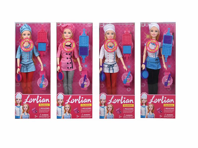 11.5" Solid Fashion Doll With Lights And Music