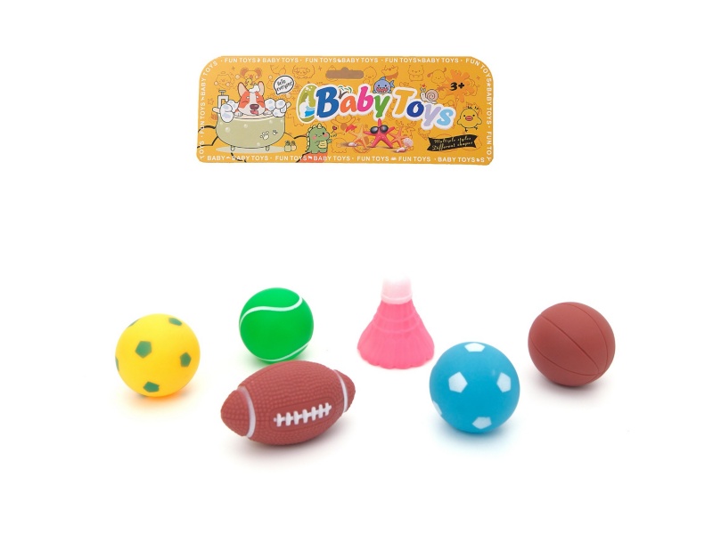 Vinyl Early Education Ball With Bb Whistle