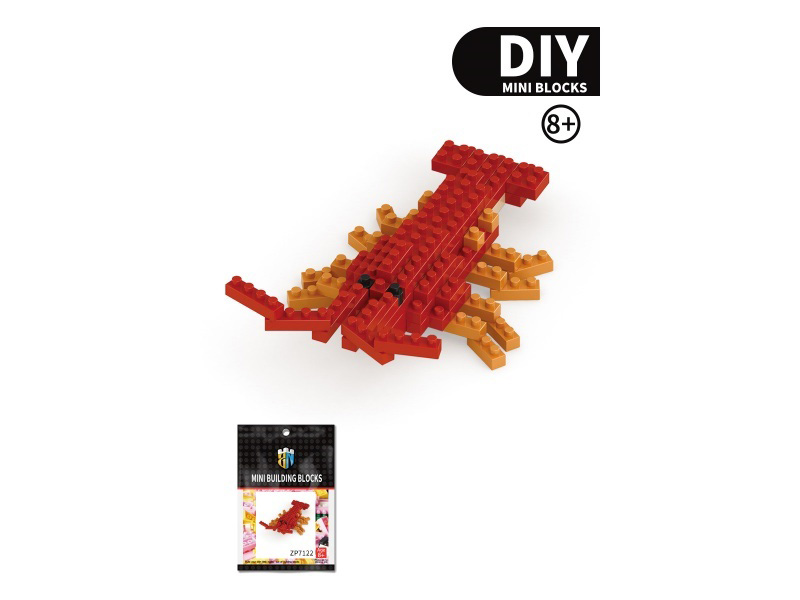 Lobster Building Blocks Ocean Series 71PCS