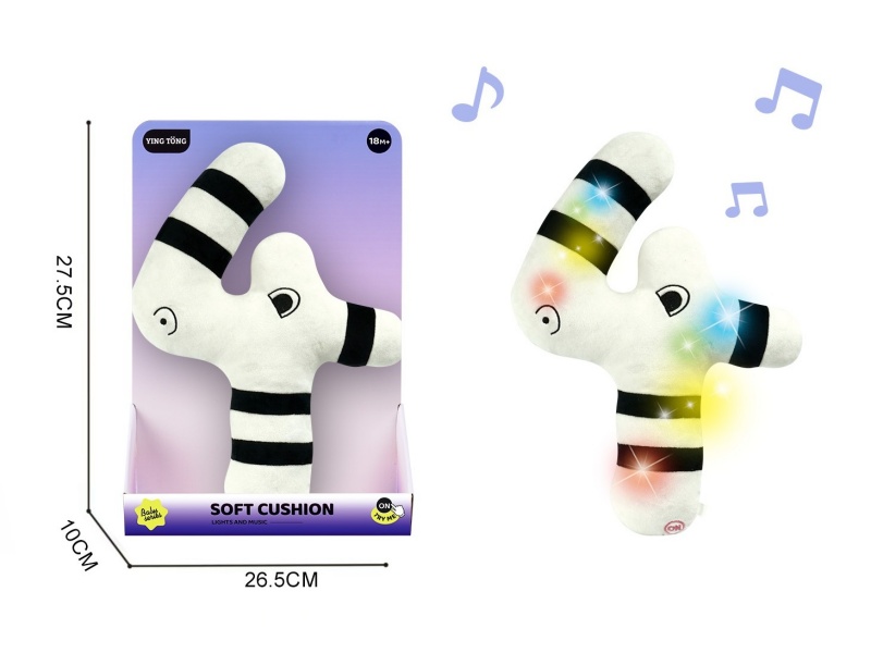 Number Plush Soothing Pillow - 4