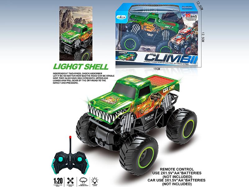 4CH Remote Control PVC High-Speed Monster Truck With Lights