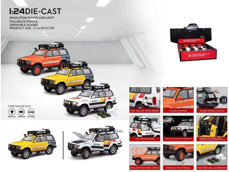 1:24 Officially Authorized Land Cruiser Lc80
