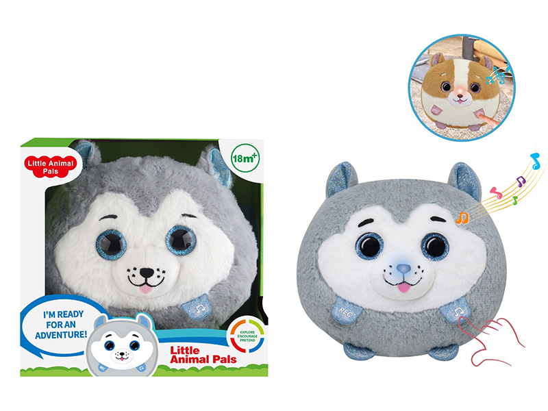 Plush Comfort Husky With Recording Function