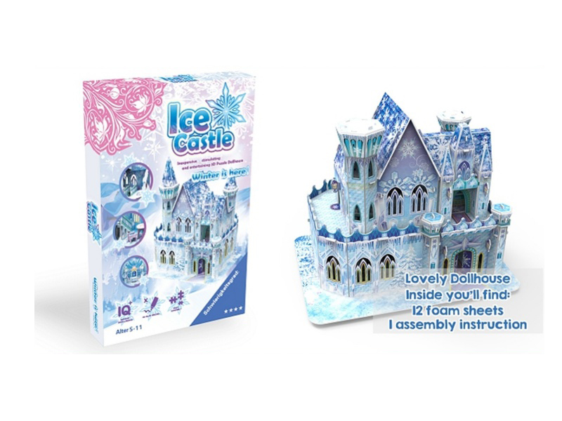 Ice And Snow Castle Puzzle 73 Pieces