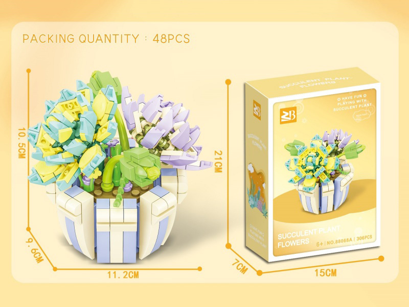 Building Blocks: Moon Fairy Potted Plant 306 Pieces