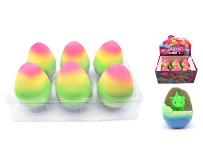 Hatching Unicorn Eggs Growing Toy 6pcs