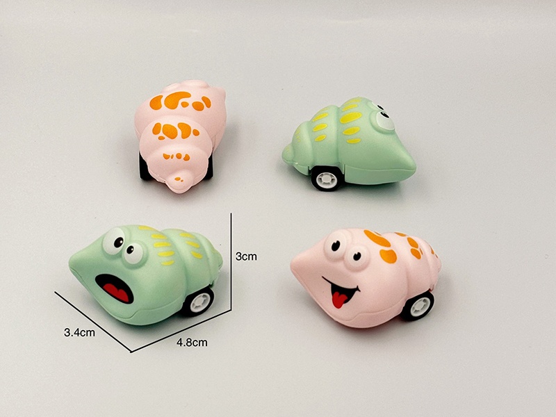 Cartoon Conch Pull Back Car