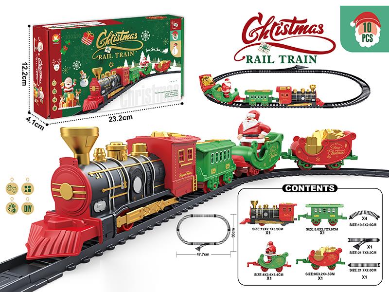 Classical Electric Rail Train(Christmas Edition)