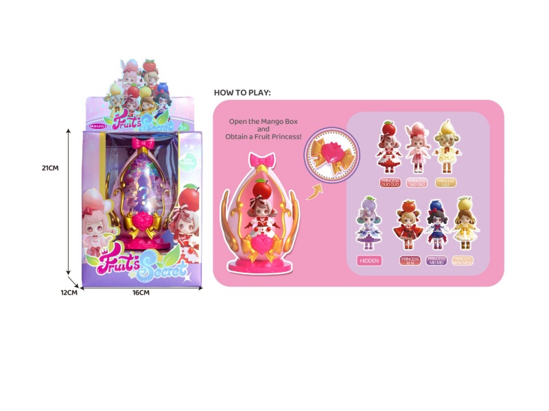 Beauty Princess Peach Box Magic Box Blind Box Display Seat