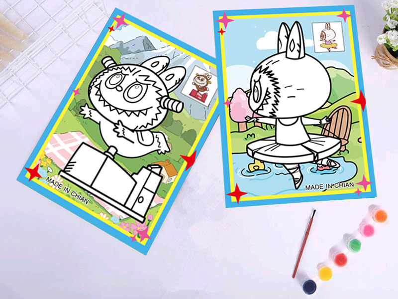 DIY Watercolor Painting(Labubu)