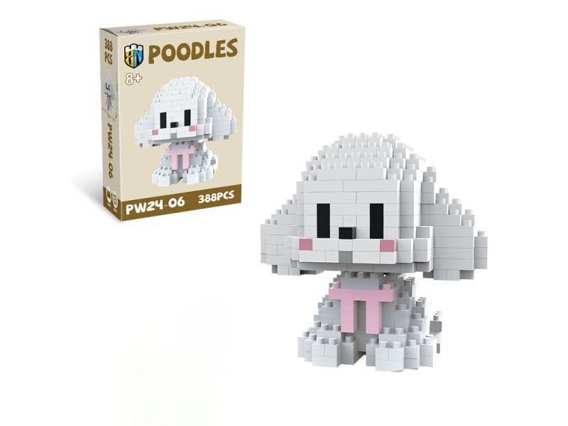 Dog Series - 388PCS Poodle Building Blocks