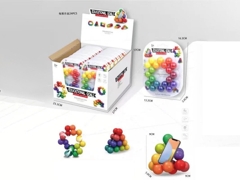 "Smart And Versatile Ball Ab2.0 - New And Unique 3D Stress-Relieving Ball - Three-Dimensional Rubik'S Cube Ball - Stress-Relieving Toy.