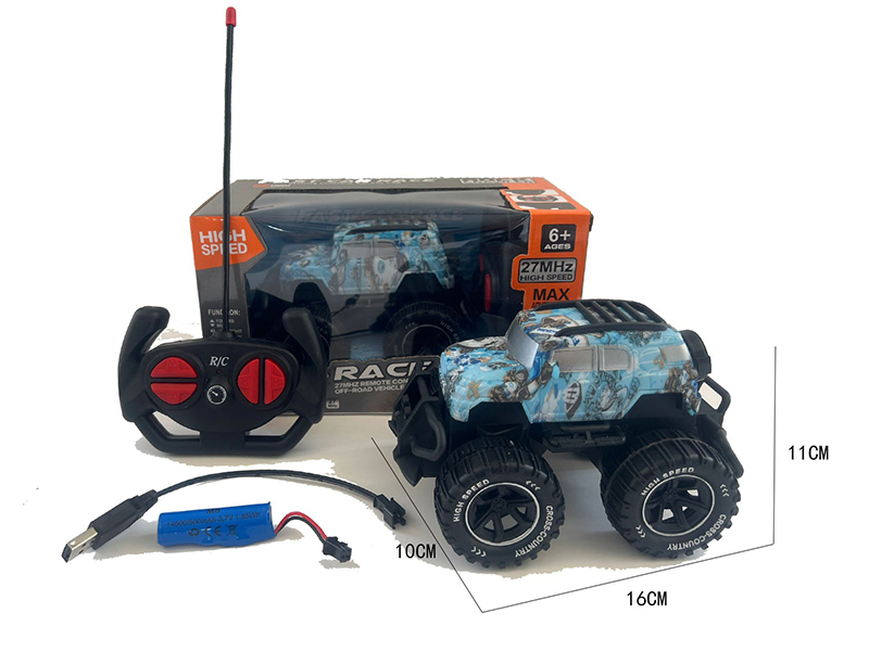 4-Channel Remote Control Land Cruiser Off-Road Vehicle
