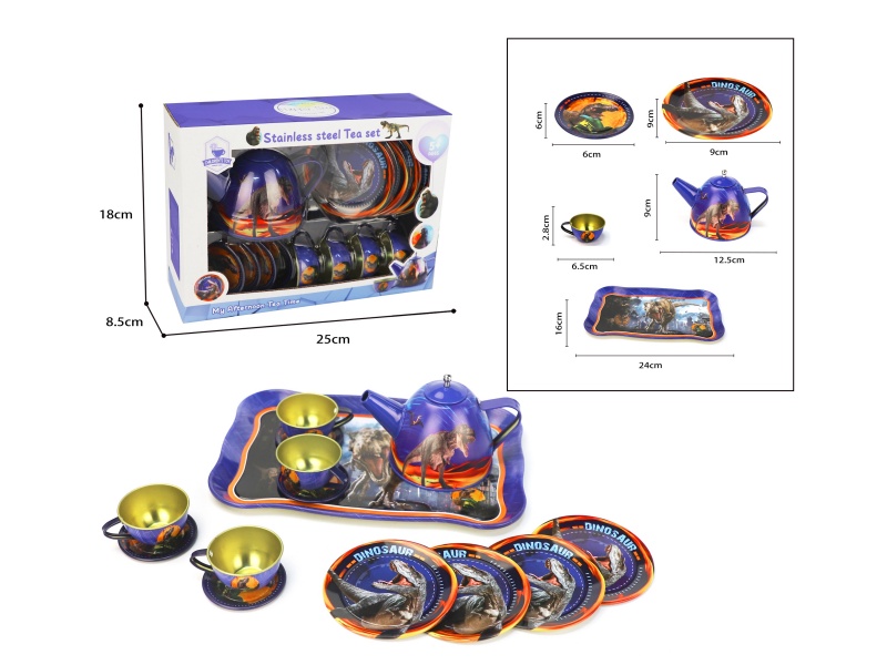 Printed Tea Set 15PCS