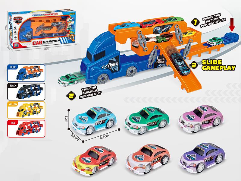 Folding Track Ejection Storage Car With PVC Cars