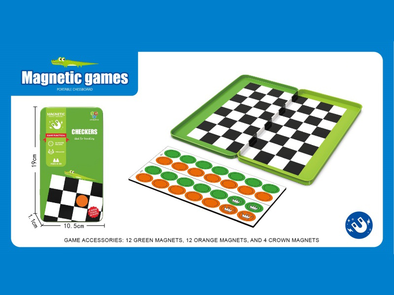 International Draughts (Magnetic Tin Box)