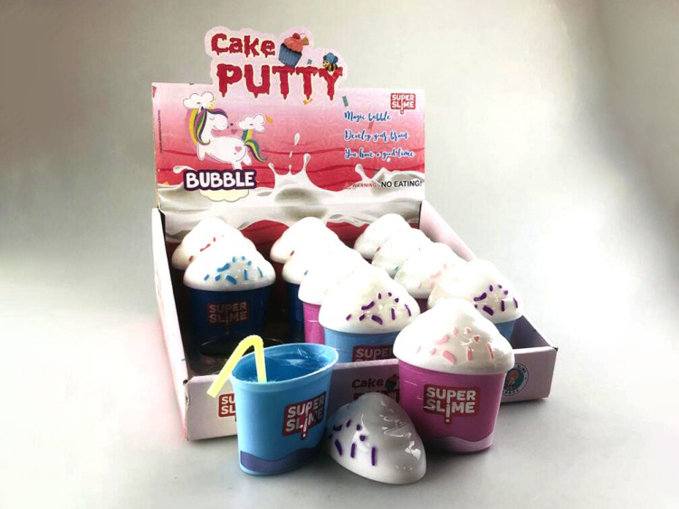 Crystal Mud Cake Pull Mud Slime