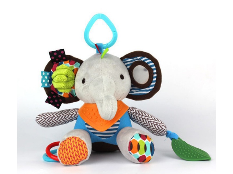 A Plush Pendant Of A Crying Elephant Baby