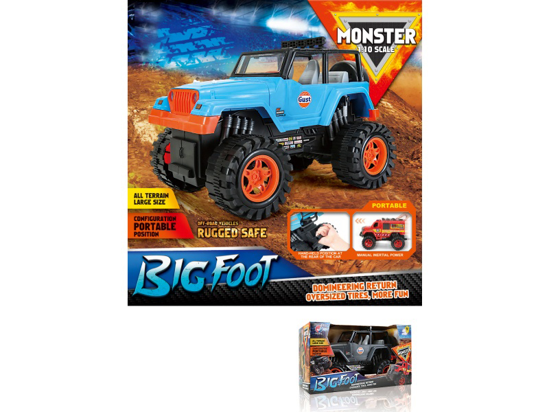 1:10 Wind And Fire Wheel Jeep Inertia Car