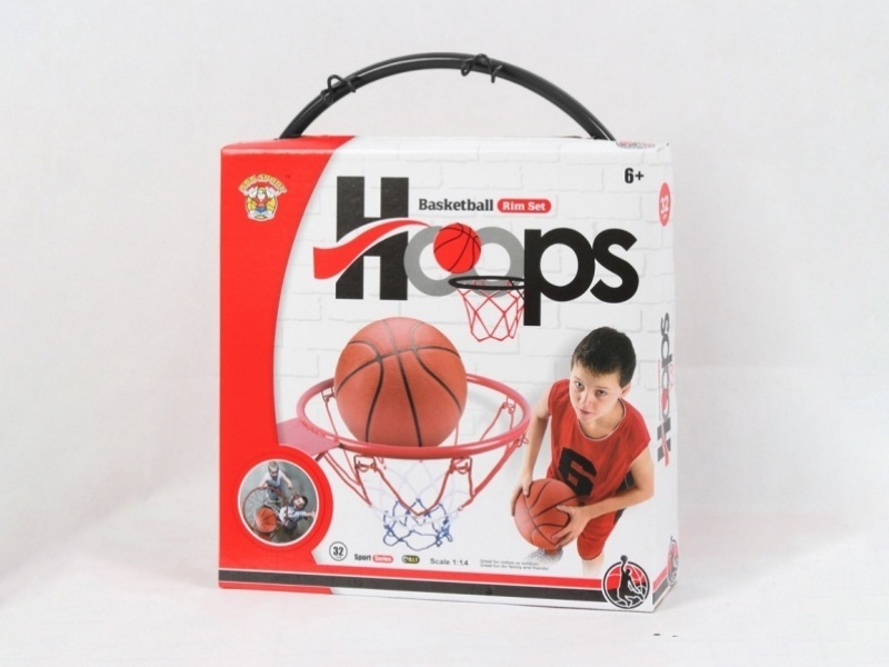 32cm Iron Basketball Hoop(With Plastic Hook)