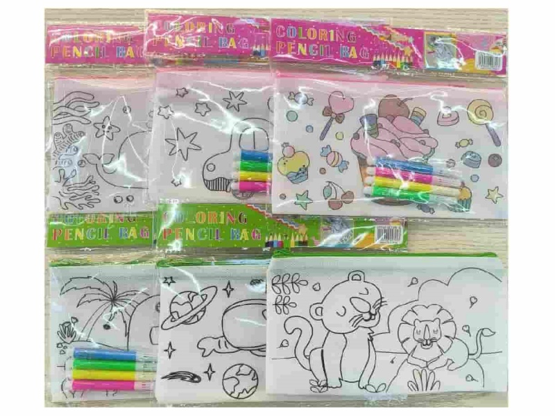 pen bag DIY Painting