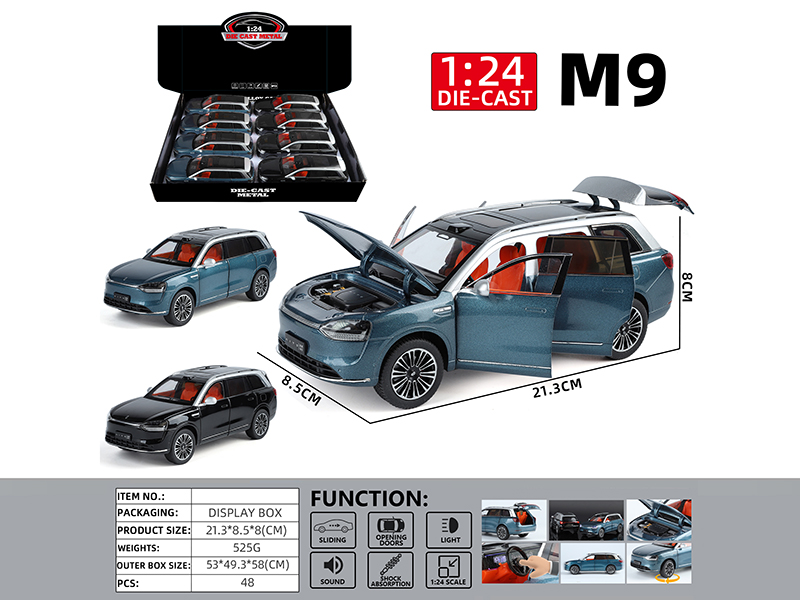 1:24 M9 Alloy Car Model