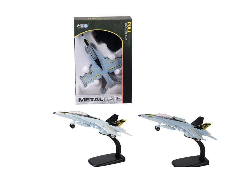 Alloy Rebound F18 Fighter Jet