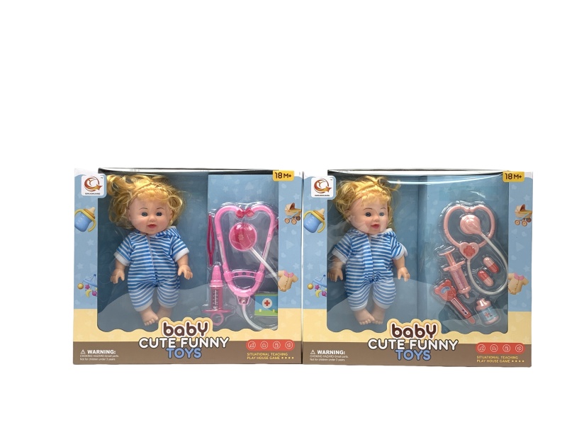 Two Sets Of 10-Inch Plush Toys And Medical Devices Are Mixed Together