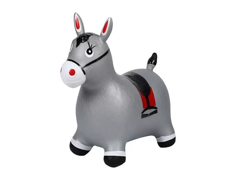 Inflatable Silver-Gray Horse