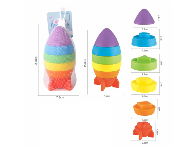 Stackable Rocket Toy