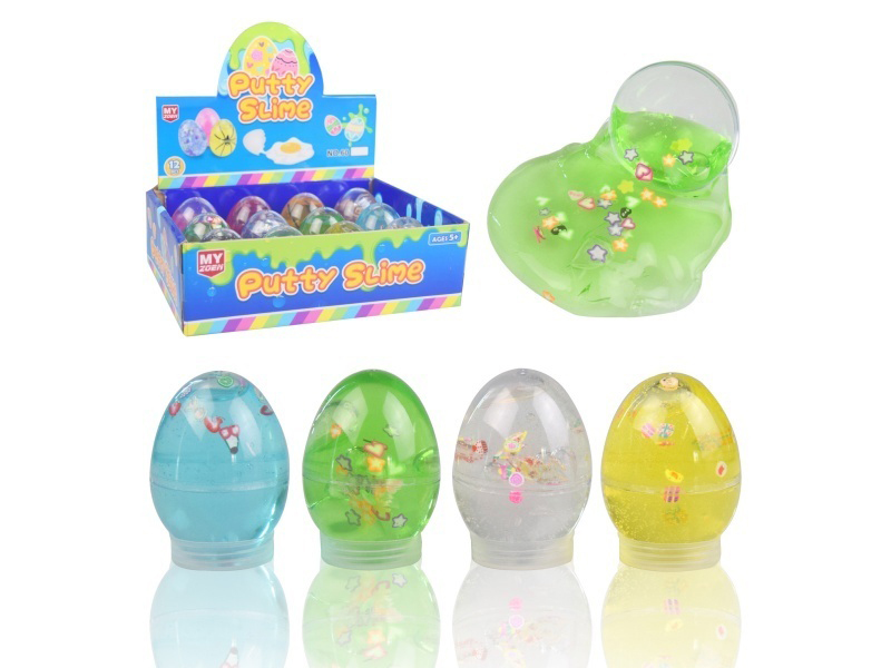 Crystal Clay Egg Slime Clay Flake Putty