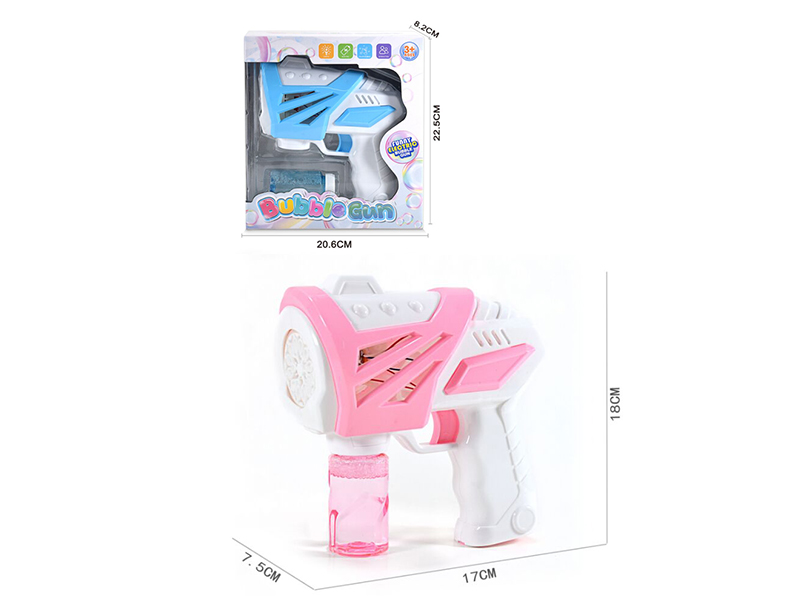 Electric Bubble Gun With Lights