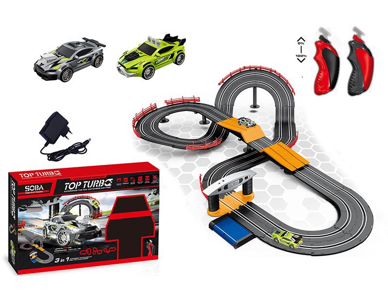1:43 B/O Racing Car Track Set(Adapter/Battery Version)