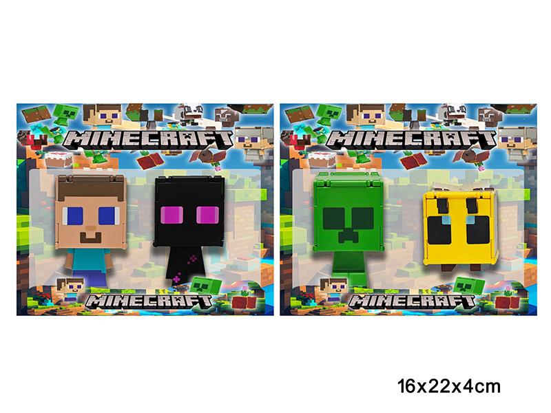 3.5-4.5" Minecraft Flip Action Figure 2pcs