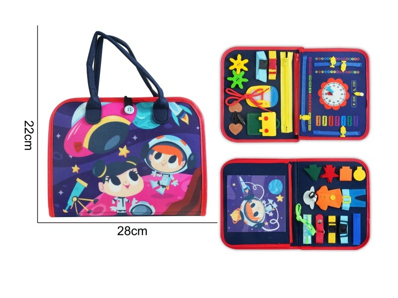 Montessori Early Childhood Education And Intelligence Development - 3-Page Cartoon Characters On Felt