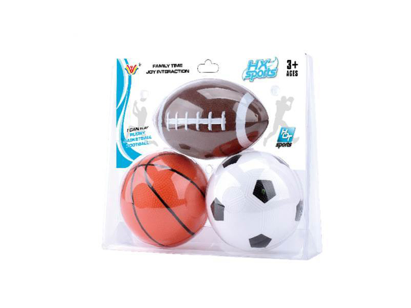Basketball, Football And Rugby Set