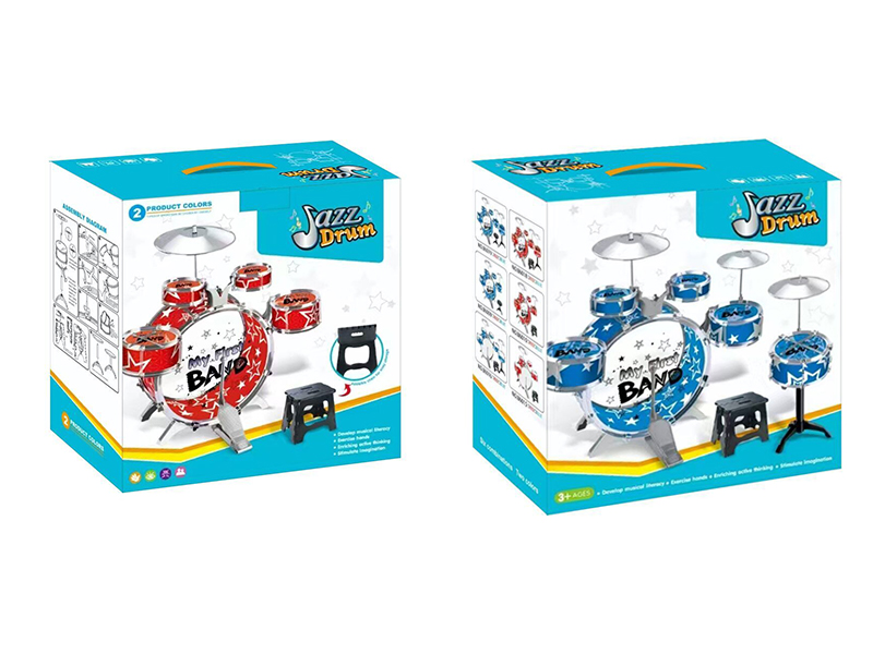 Jazz Drum Set With Chair