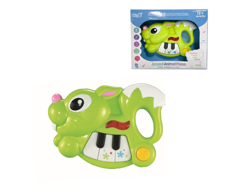 Rabbit Piano with light and music