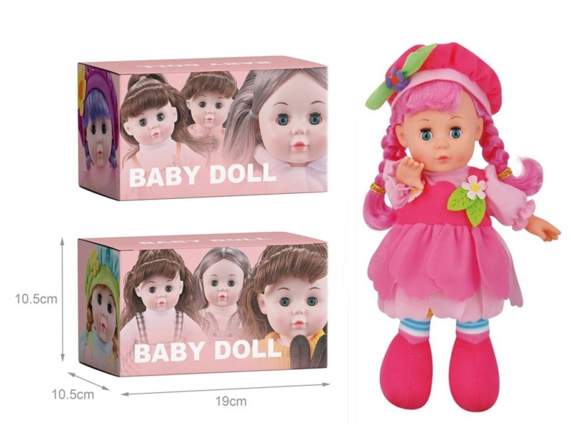 12-Inch Forest Dudu Baby Music Doll In Pink
