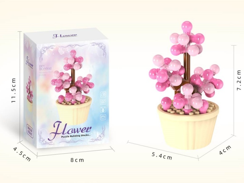 Building Blocks: 80 PCS Of Peach Eggs