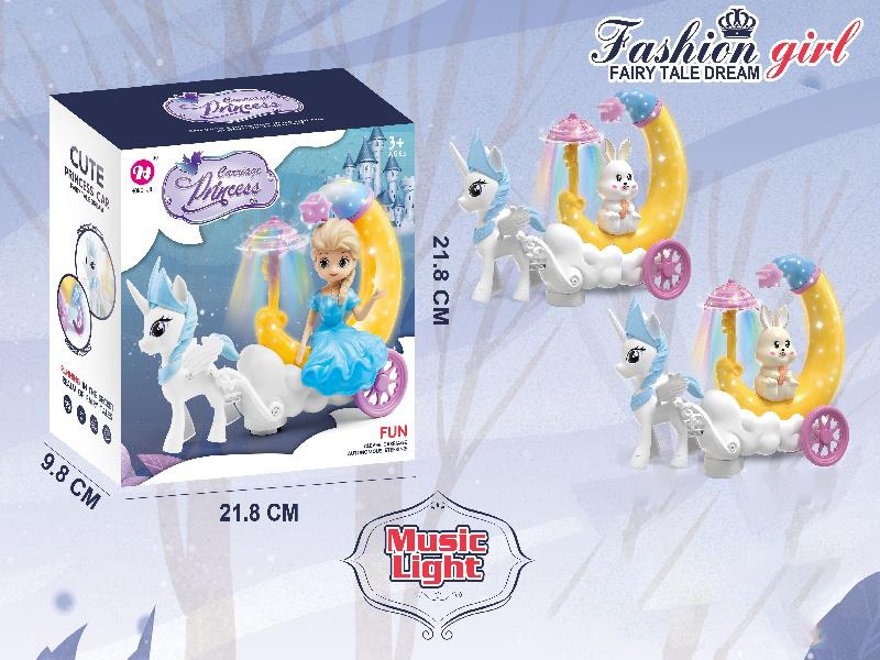 Electric Light And Music Carriage (Riding A Rabbit)