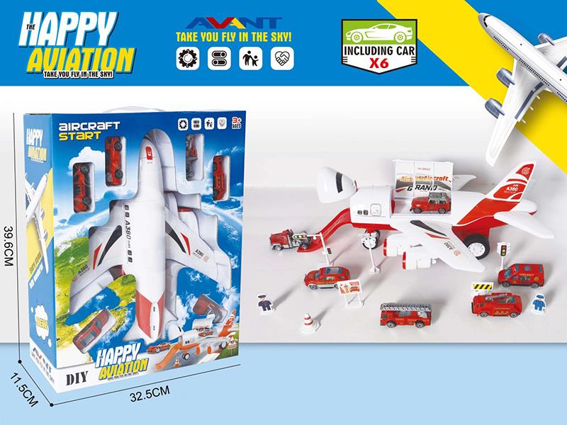 Friction Storage Track Airplane