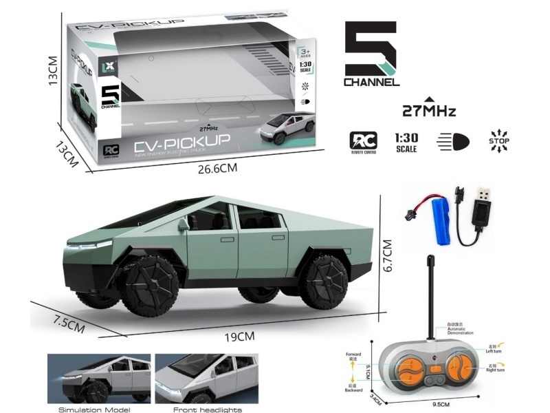 1:30 Wutong Tesla Remote Control Car (With Battery Included)