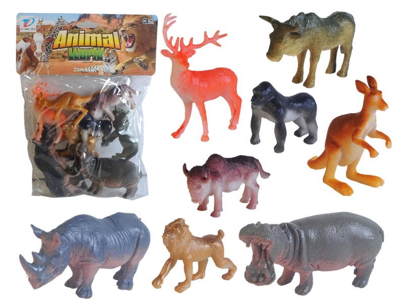 Pvc Simulation Animal 8Pcs