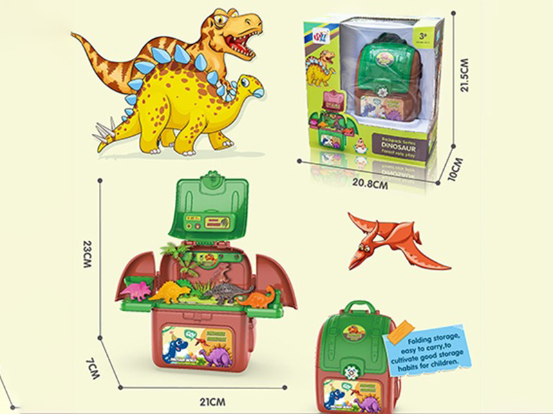 Dinosaur Backpack Storage Station