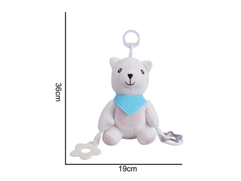 Plush Polar Bear Pendant